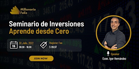 SEMINARIO DE INVERSIONES tickets
