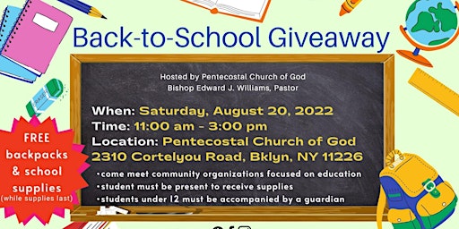 PCOG Back to School Giveaway!