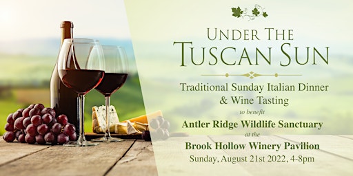 Under The Tuscan Sun: Dinner & Wine Tasting Fundraiser