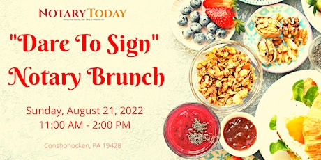 "Dare to Sign" Notary Brunch