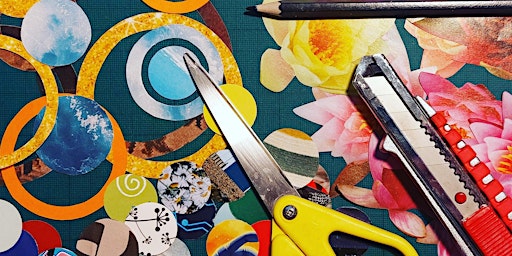 Calming collage - a relaxing hour of cutting and sticking