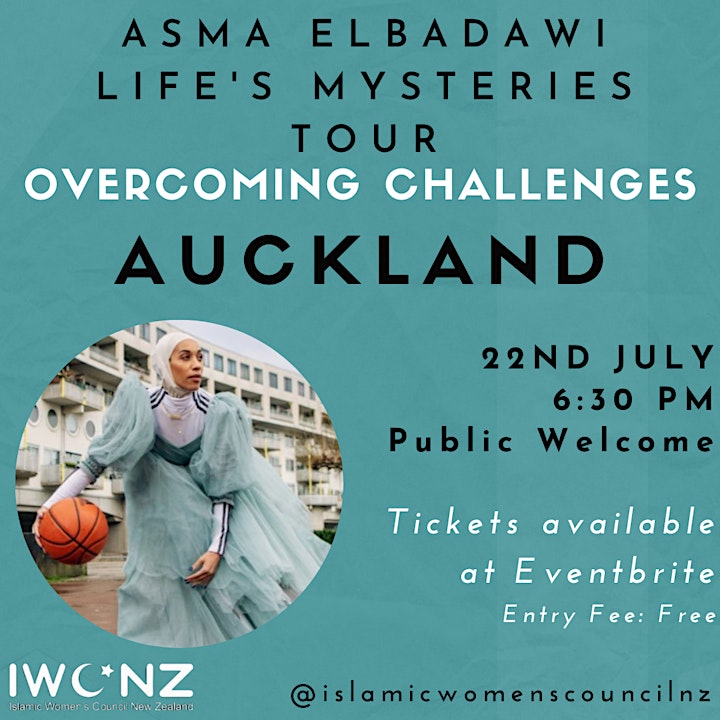 Asma ElBadawi Life's Mysteries Tour - Auckland image