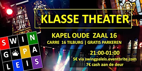 Swingpaleis Klasse Theater Tilburg 15 oktober 2022 primary image
