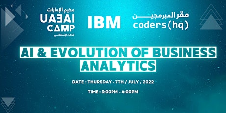 AI & Evolution of Business Analytics by IBM bilhetes