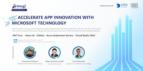 Accelerate App Innovation with Microsoft Technology tickets