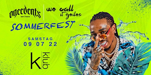 ONE EVENTS x WE CALL IT GEILES - SOMMERFEST