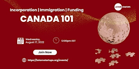 #Canada101: Incorporation | Immigation | Funding