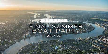 Final summer Boat Party tickets