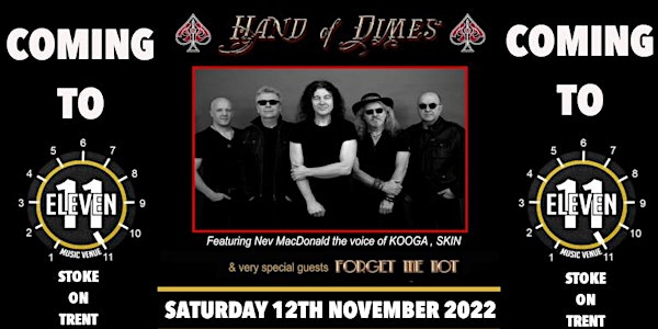 Hand of Dimes plus Forget me not live Eleven Stoke on Trent