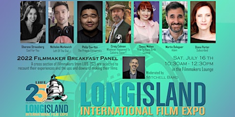 Filmmaker "Breakfast" Panel - Sat., July 16 , 2022 - 10:30 AM to 12:30 PM primary image