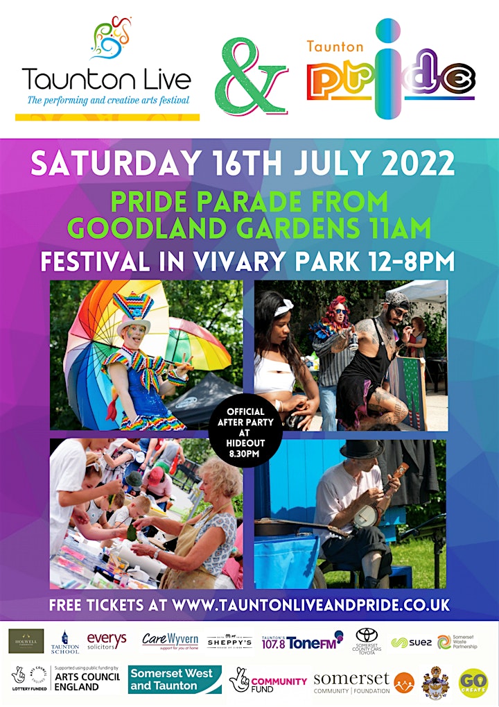 Taunton Live and Pride 2022 image