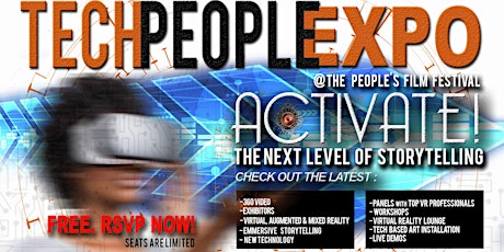 THE TECH PEOPLE EXPO @ THE 6th ANNUAL PEOPLE'S FILM FESTIVAL 2017 primary image
