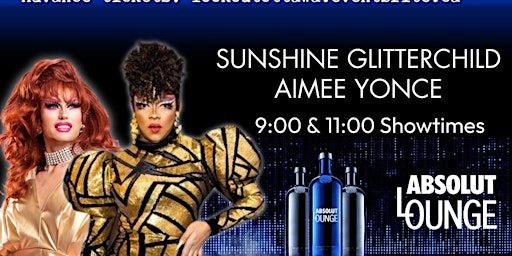 Saturday Night Drag - Sunshine Glitterchild & Aimee Yonce- 11pm Downstairs