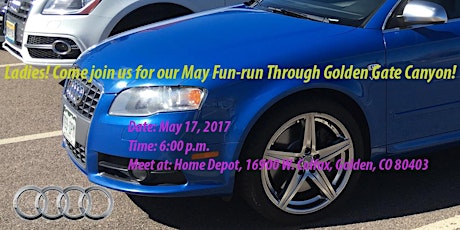 Audi Club Rocky Mountain Ladies' Group Fun-Run, May 2017 primary image