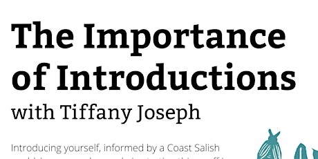 The Importance of Introductions with Tiffany Joseph tickets
