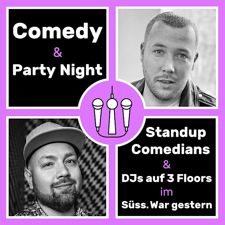 Comedy & Party Night ⭐Profi-Comedians + Newcomer ⭐DJs auf 3 Floors ⭐Berlin: Bild 
