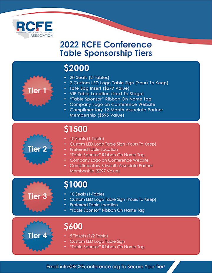 2022 RCFE Association Conference Vendors & Sponsors image