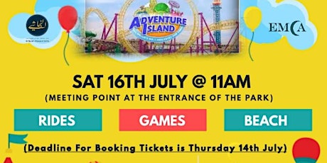 Eid Al-Adha Adventure Island and Beach Trip tickets