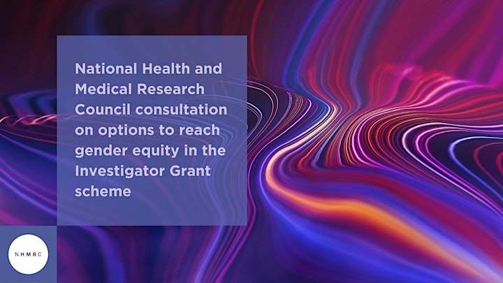 NHMRC consultation: options to reach gender equity in Investigator Grants image