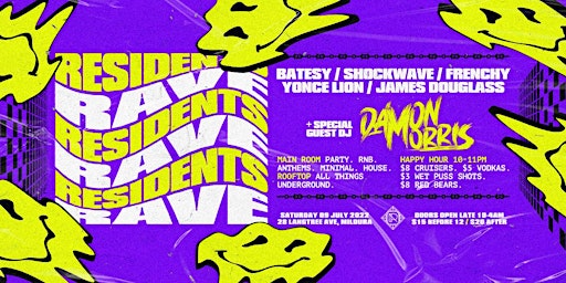 DEEP INSIDE Presents: RESIDENTS RAVE + SPECIAL GUEST / 9.7.22 /