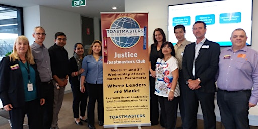 Justice Toastmasters lunchtime club