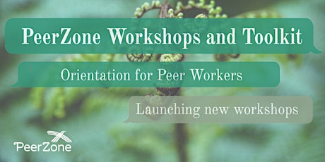 PeerZone Workshops and Toolkit tickets