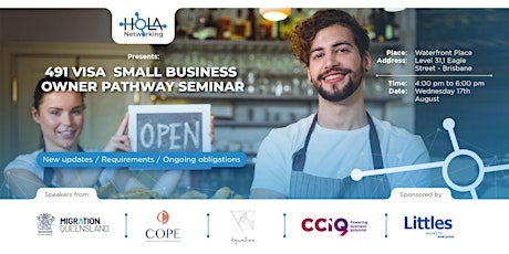 491 Visa - Small Business Owner Pathway Seminar