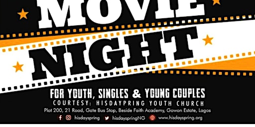 Movie (Sunday) Night For Youth, Singles & Young Couples