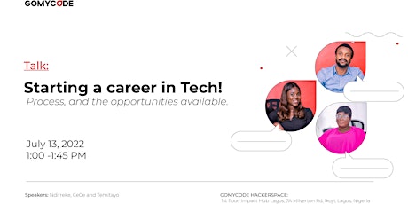 Starting A Career In Tech tickets