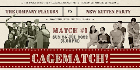CAGEMATCH! 2022 - Match #1 (The Company Players vs. New Kitten Party) tickets