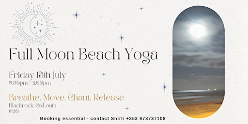Full Moon Beach Yoga