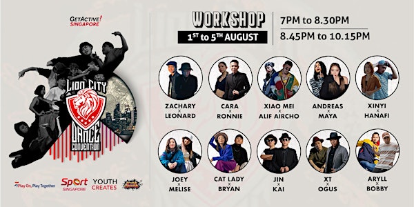 LION CITY DANCE CONVENTION - WORKSHOP WEEK