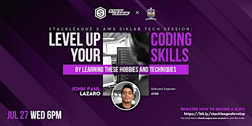StackLeague x AWS Siklab Tech Session: Level Up Your Coding Skills