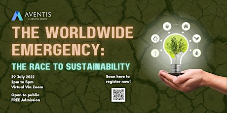 The Worldwide Emergency: The Race to Sustainability Live Webinar tickets