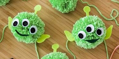 Summer Holiday Craft Activities Pom Pom aliens, cupcakes & monsters