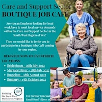 Care & Support Sector Boutique Jobs Café - Busselton
