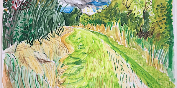 Drawing and Painting Landscapes in Holland Park 