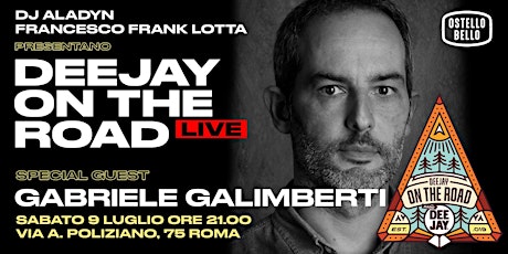 Deejay On The Road  • Gabriele Galimberti • Ostello Bello Roma Colosseo biglietti