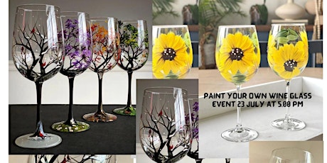 Paint your own wine glass
