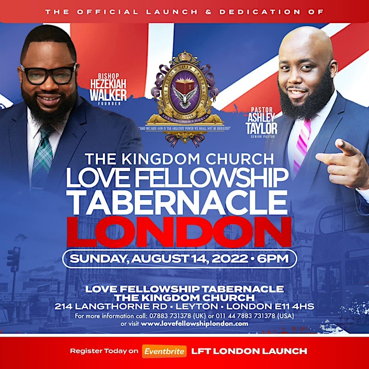 The Launch: Love Fellowship Tabernacle - London w/ Bishop Hezekiah Walker image