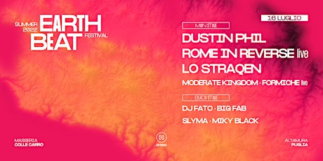 earthbeat festival 2022 @ Masseria Colle Carro w/ Dustin Phil & more biglietti