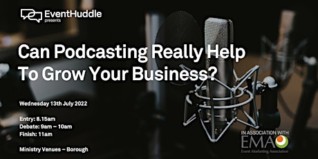 Can podcasting really help to grow your business? tickets