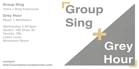 Group Sing + Grey Hour primary image