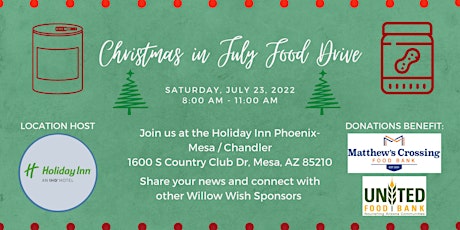 "Christmas in July" Food Drive primary image
