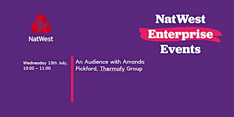 An Audience with Amanda Pickford, Thermafy Group tickets