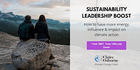 SUSTAINABILITY LEADERSHIP:Grow energy, influence & impact on climate action tickets