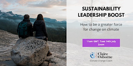 SUSTAINABILITY LEADERSHIP: How to be a greater force for change on climate tickets