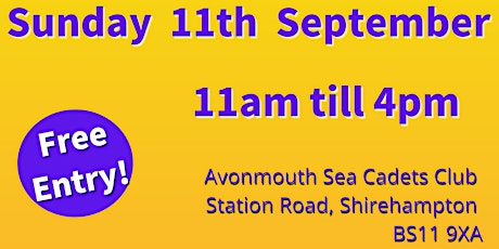 FREE ENTRY - Avonmouth Sea Cadets Mind Body Spirit Fayre