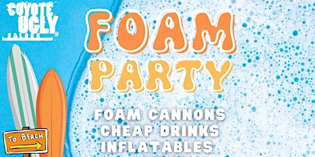 Freshers FOAM party! £3.50 DOUBLES £1 BOMBS. 2 Floors of music!