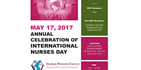 Global Nursing Caucus Annual Celebration of International Nurses Day primary image